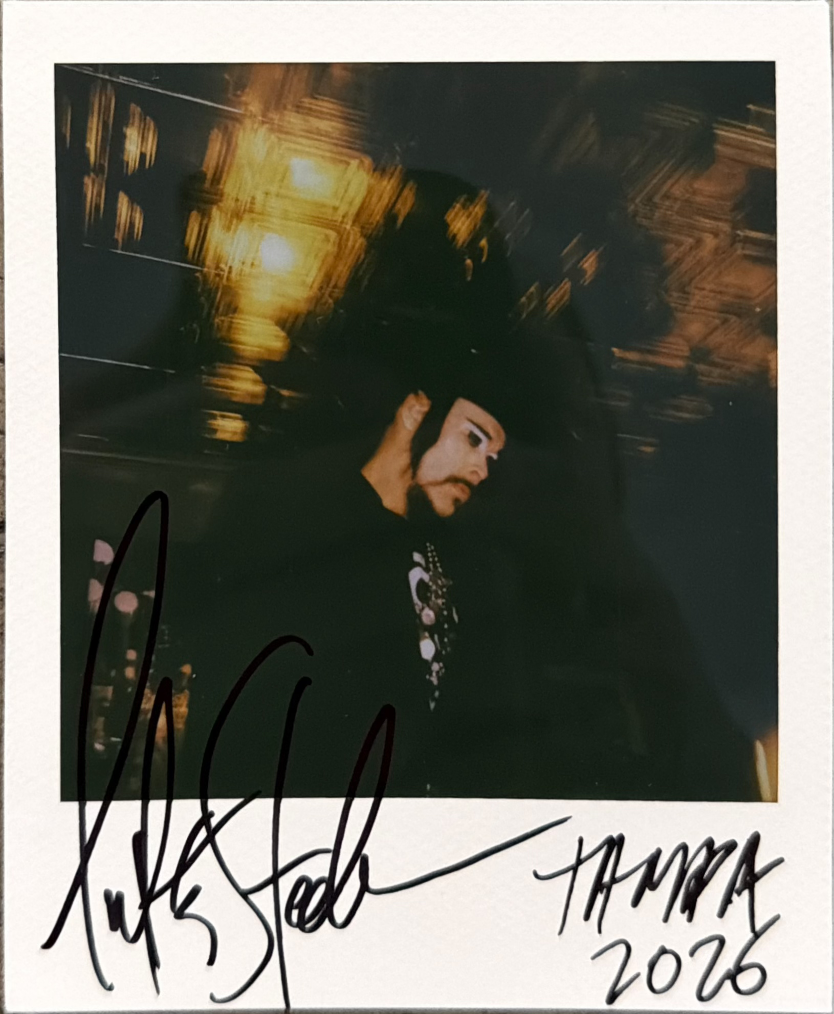 Signed Polaroid - Tampa, FL '26 - 02