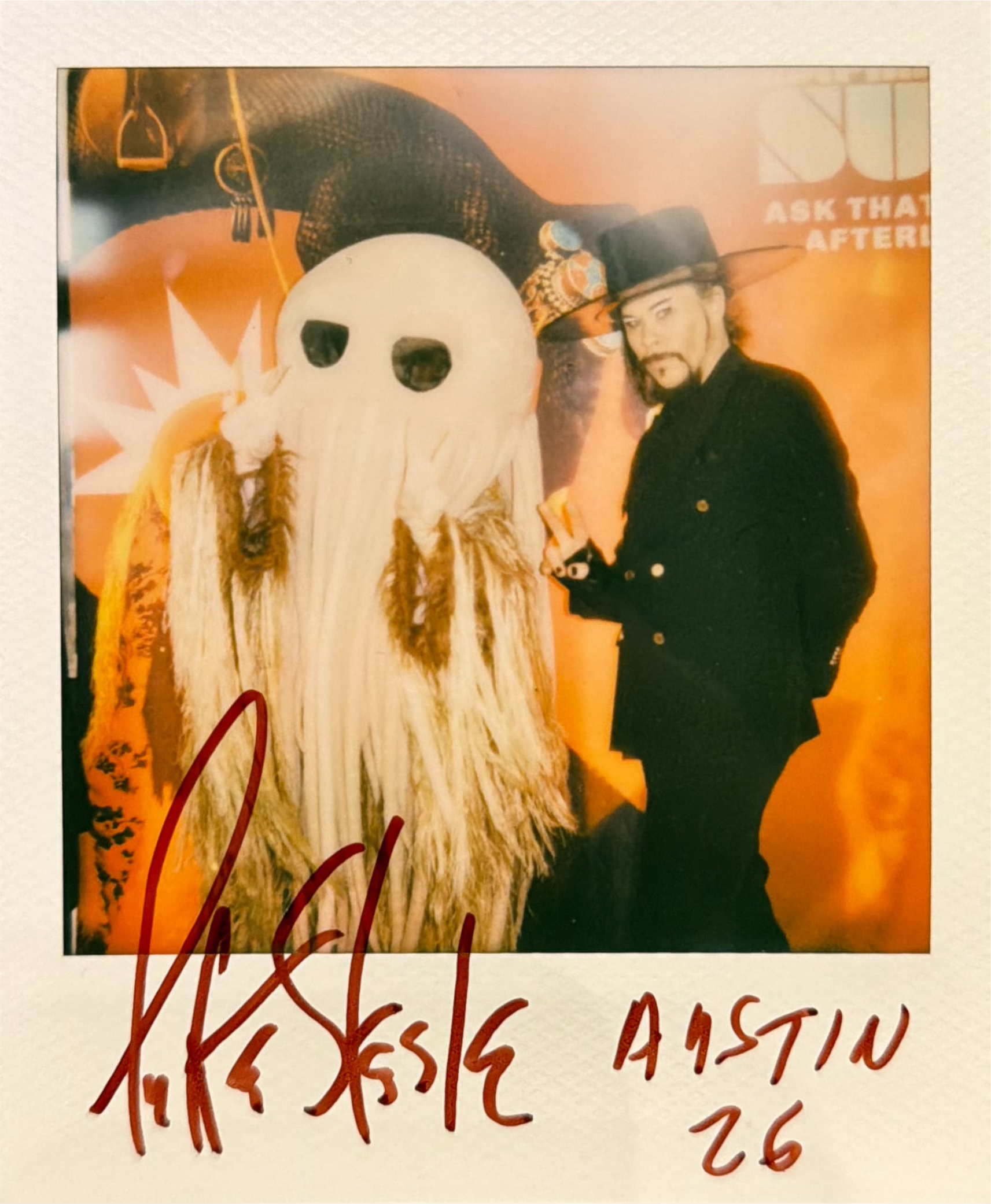 Signed Polaroid - Austin, TX '26 - 03