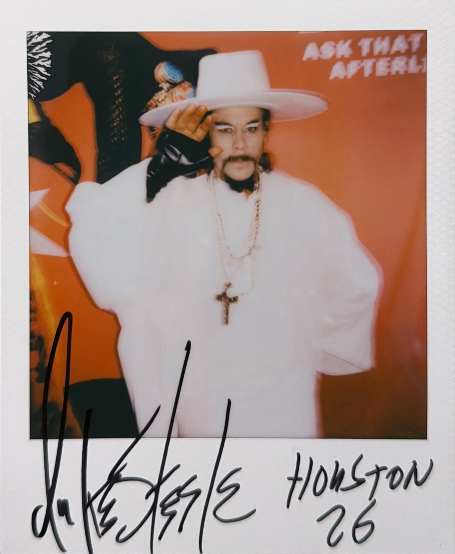 Signed Polaroid - The Woodlands, TX ' 26 - 03