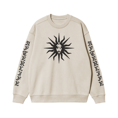 Cream Star Crewneck