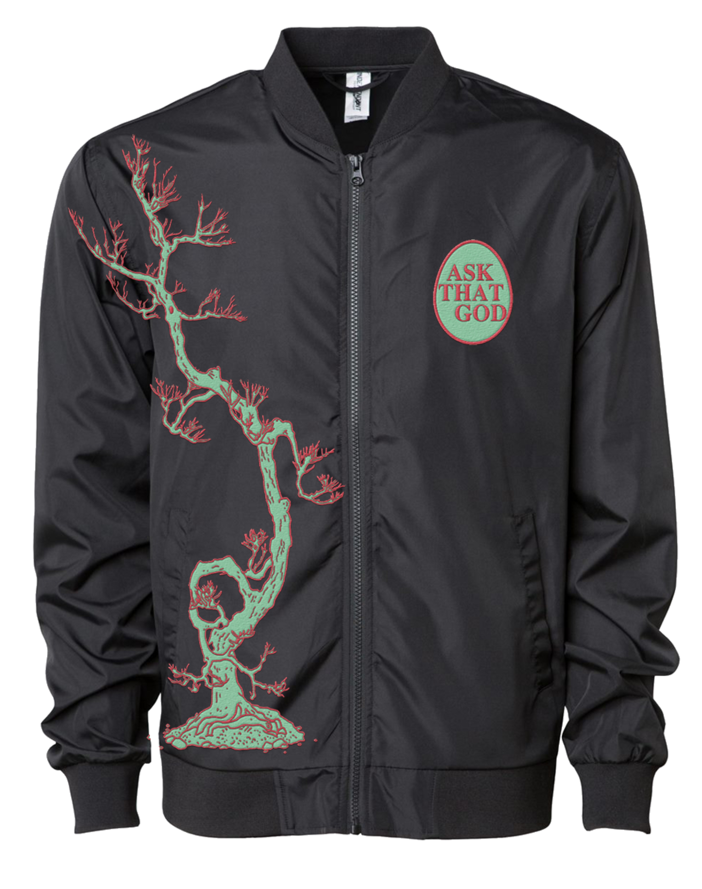 Sun Tower Ask That God Bomber Jacket