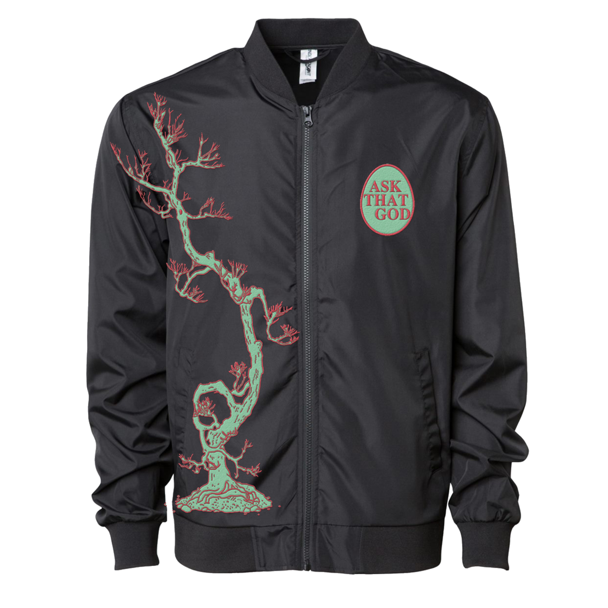 Sun Tower Ask That God Bomber Jacket