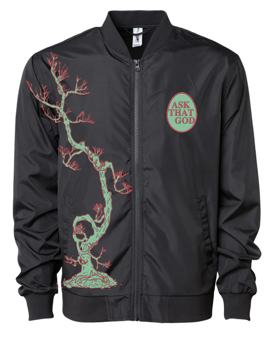Sun Tower Ask That God Bomber Jacket