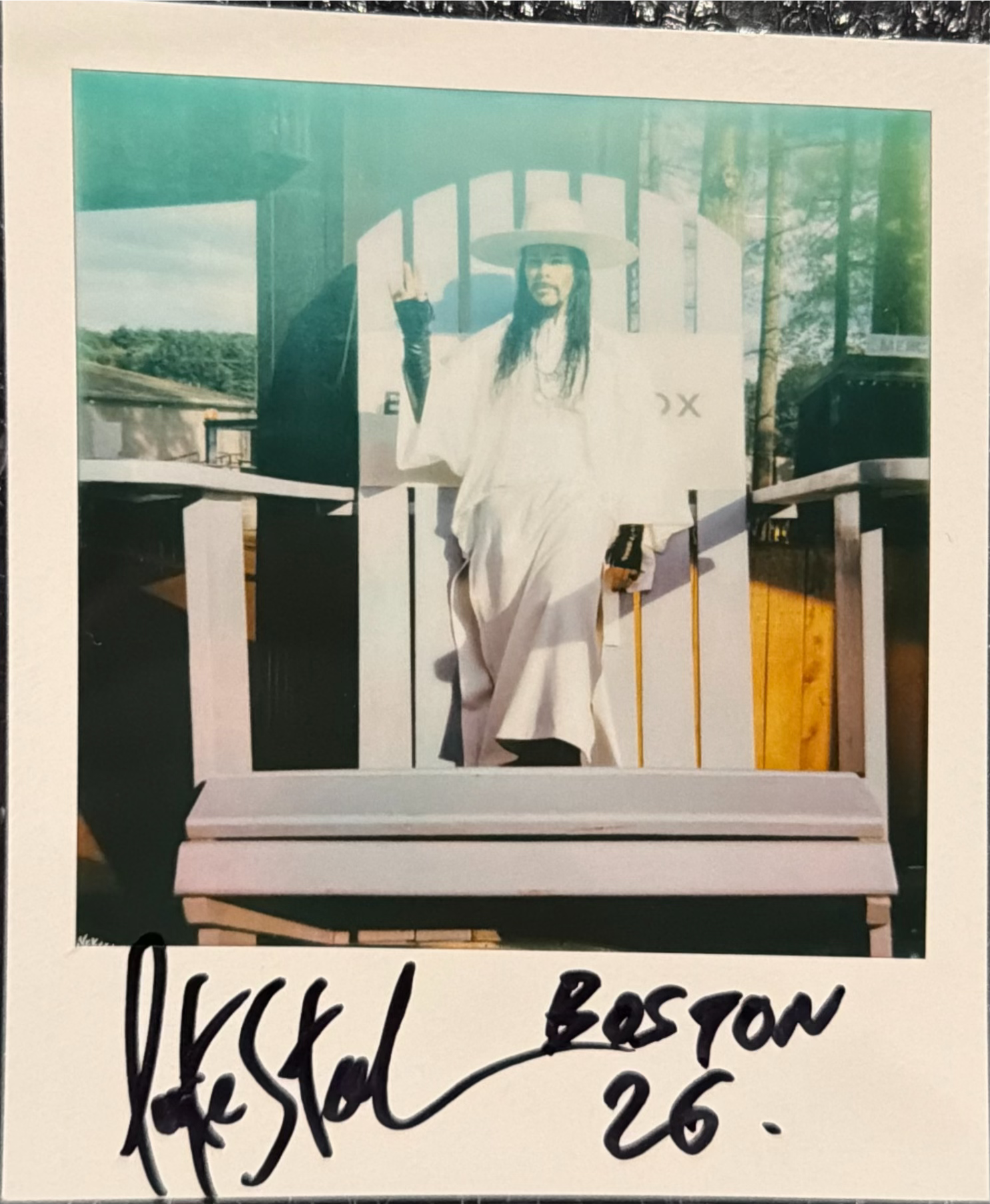 Signed Polaroid - Mansfield, MA '26 - 02