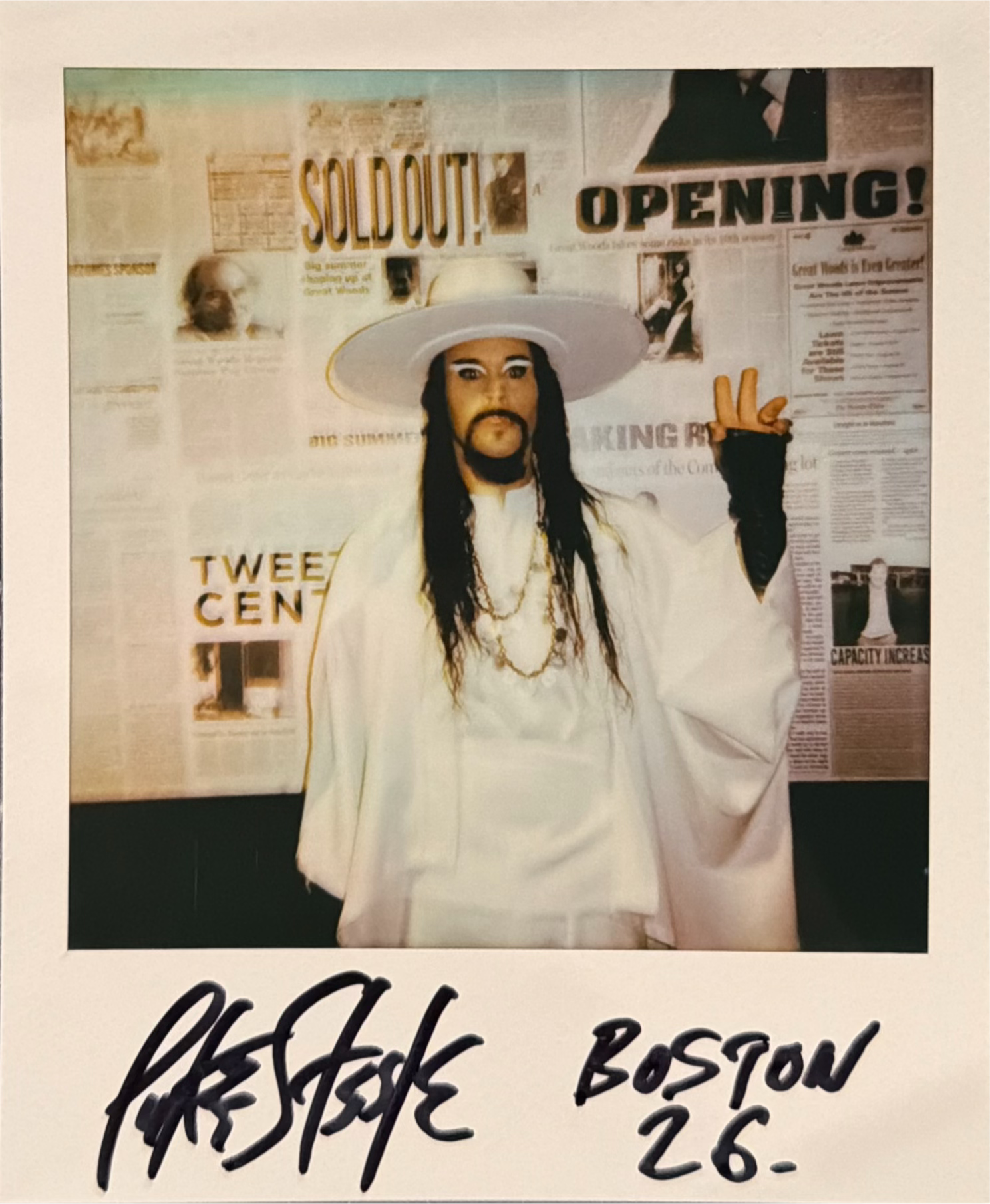 Signed Polaroid - Mansfield, MA '26 - 03