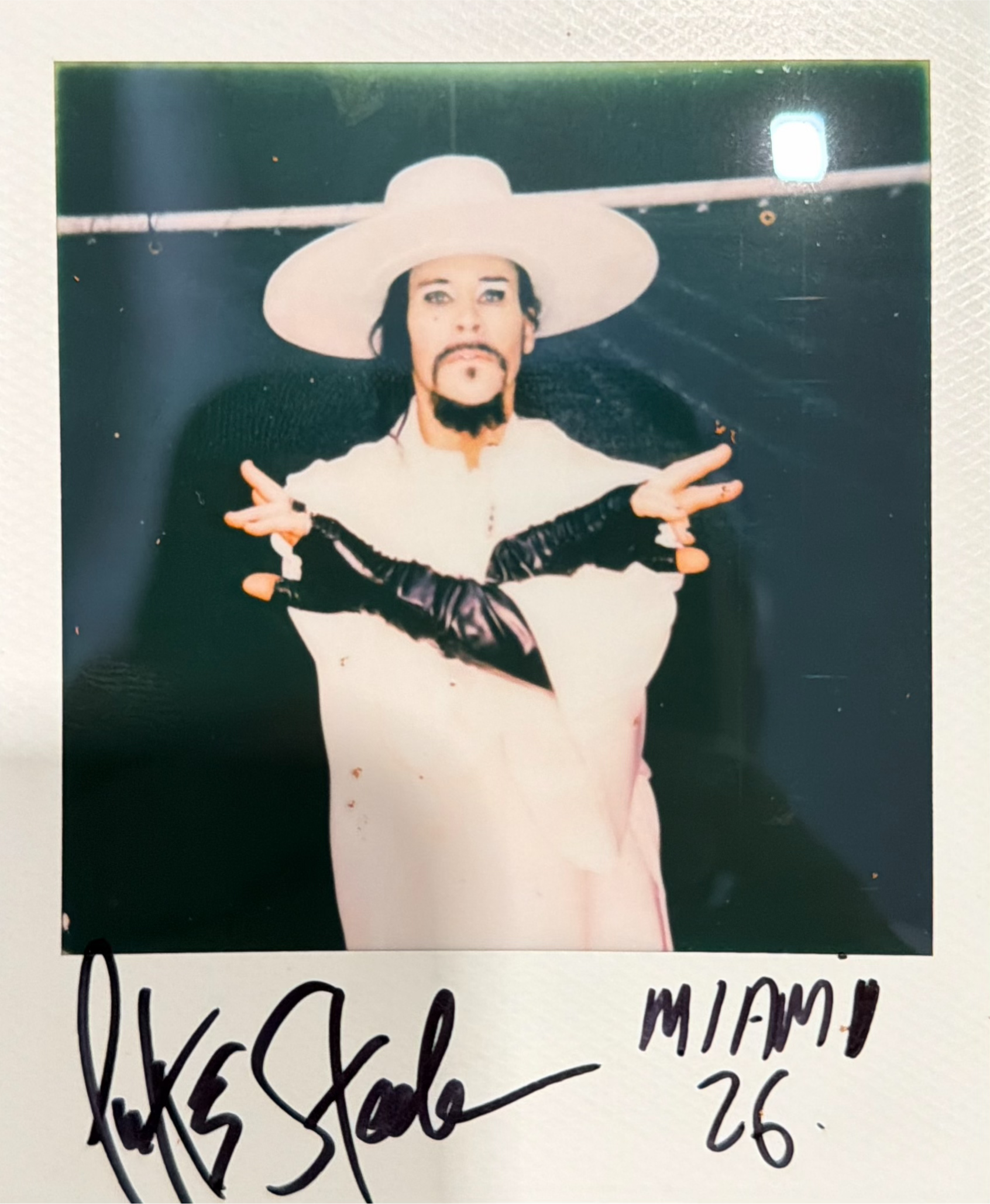 Signed Polaroid - Miami, FL '26 - 01