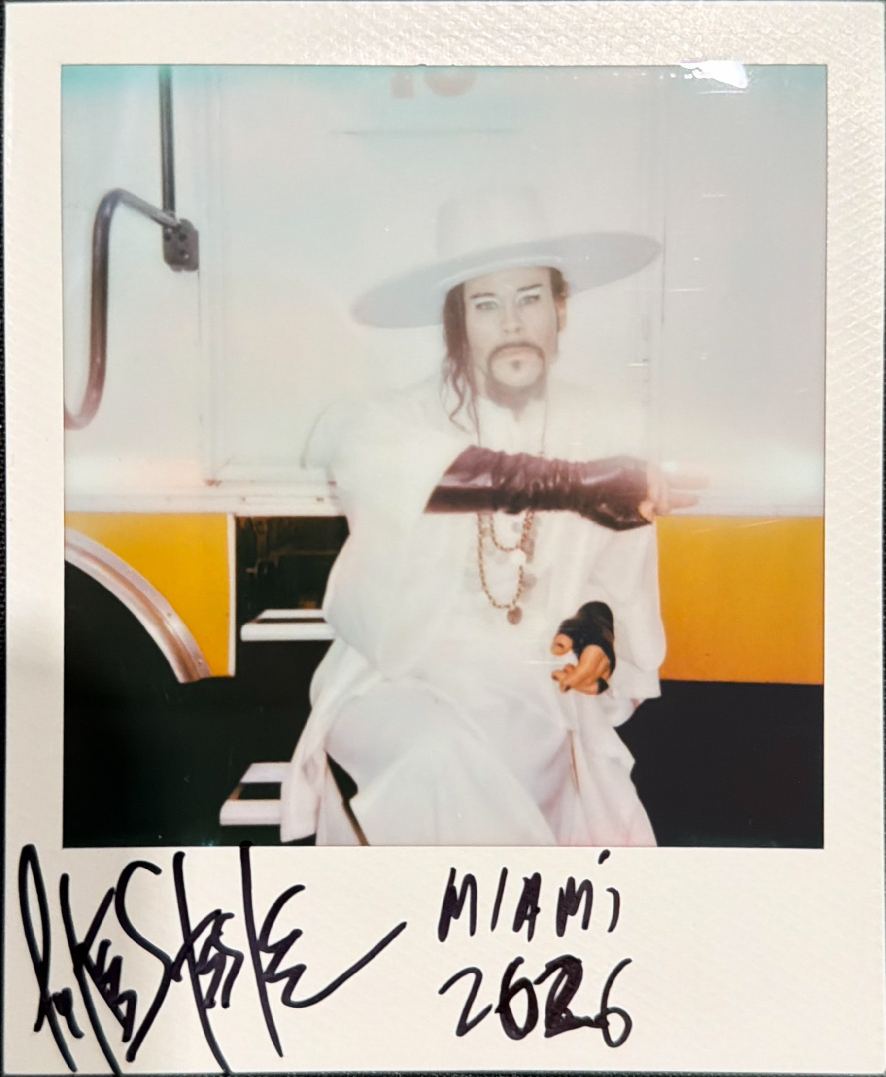 Signed Polaroid - Miami, FL '26 - 03