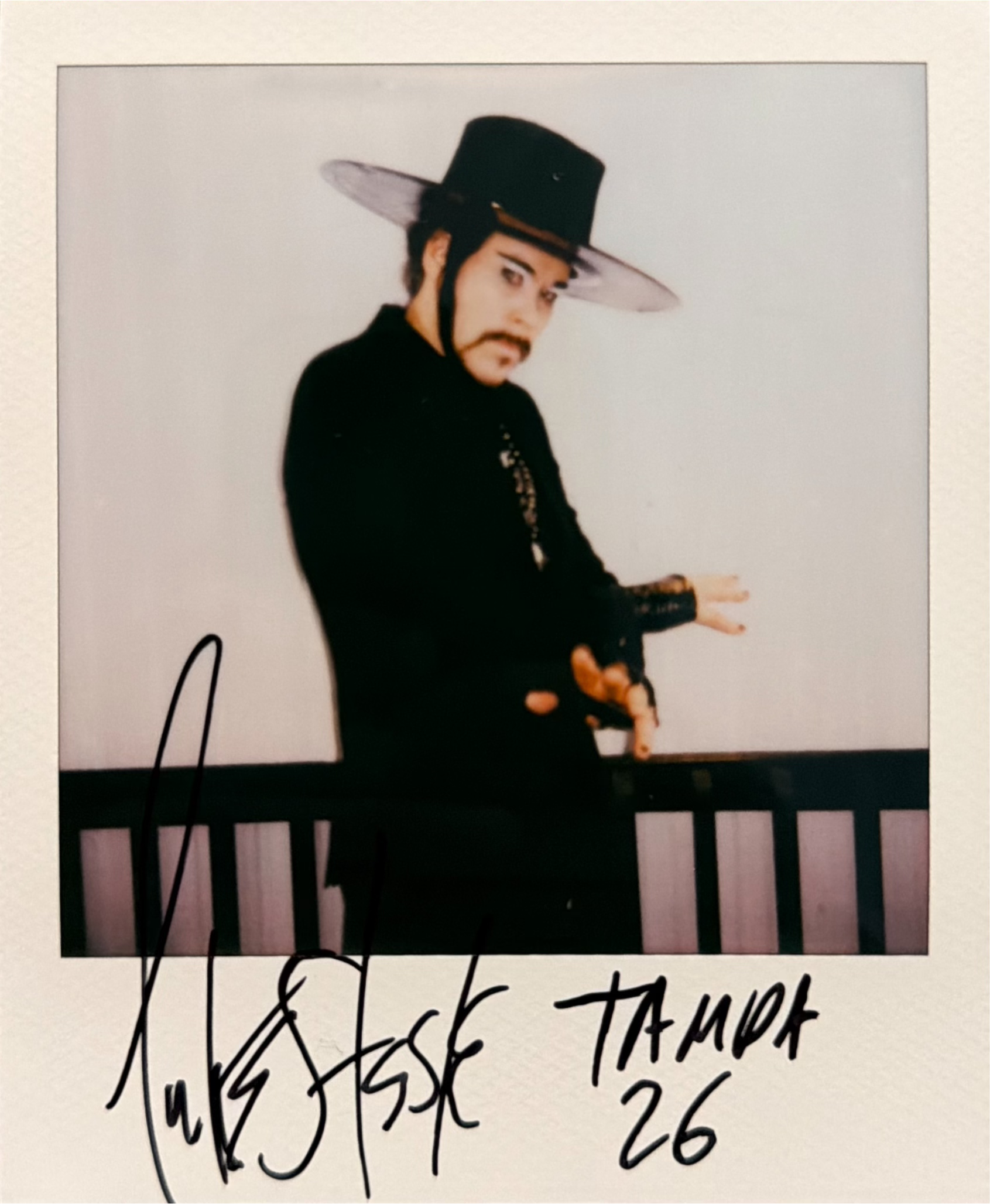 Signed Polaroid - Tampa, FL '26 - 03